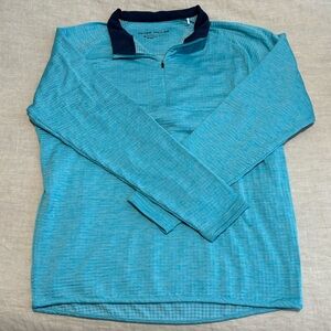 Peter Millar Medium Blue Quarter Zip